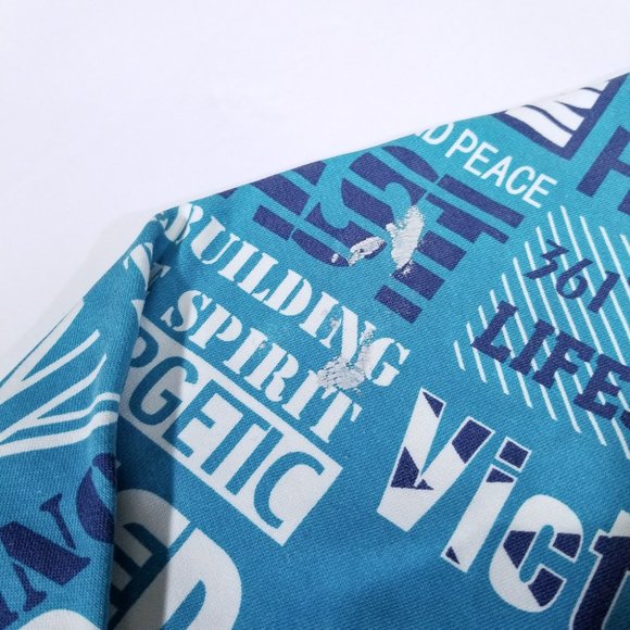 361˚ USA Blue Turquoise All-over Print Hoodie - Picture 8 of 12